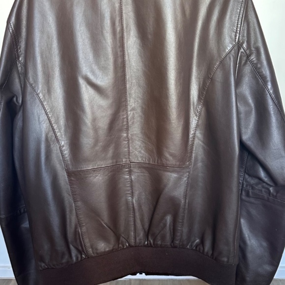 Men’s leather bomber - Picture 2 of 7